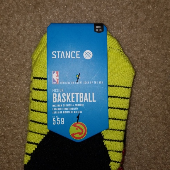Stance Men's NBA Atlanta Hawks 559 Socks - Picture 2 of 2